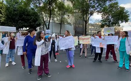 "Pemex no paga": médicos denuncian falta de pago y amenazas por protesta