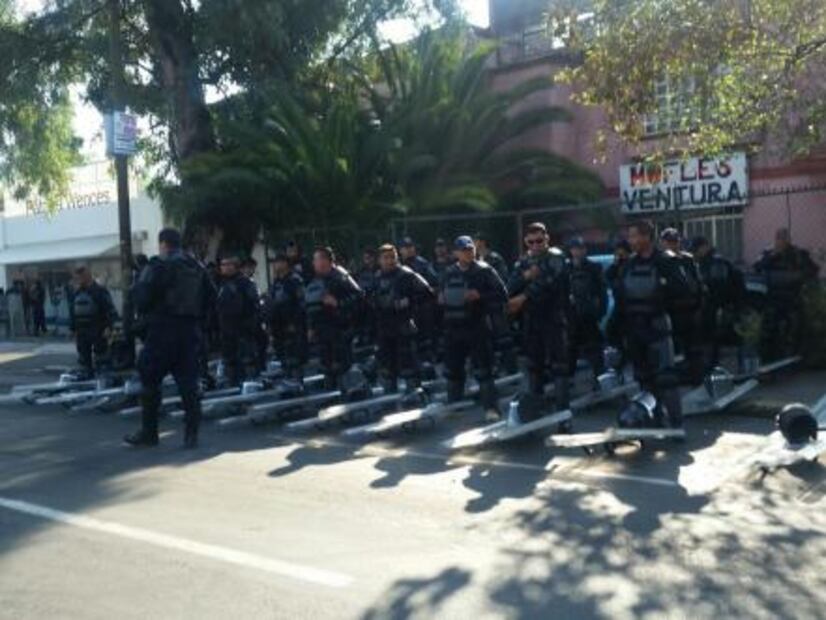 CNTE marcha contra evaluación en Morelia