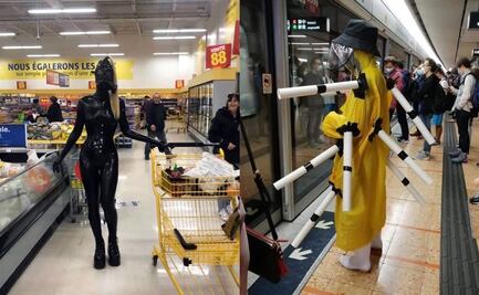 Con humor y estilo: Así se protege la gente del coronavirus