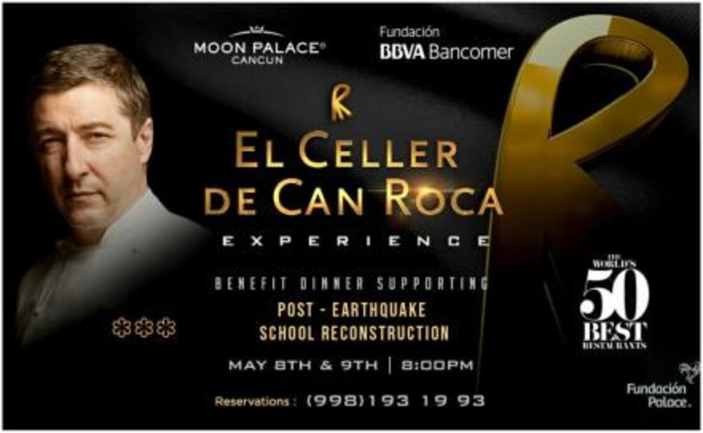 El Celler de Can Roca llega a Cancún por una buena causa
