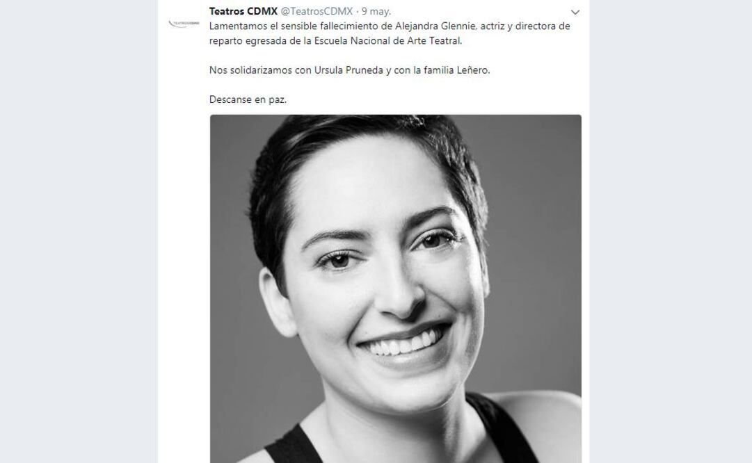 Glennie Leñero tenía 29 años FOTO: TWITTER