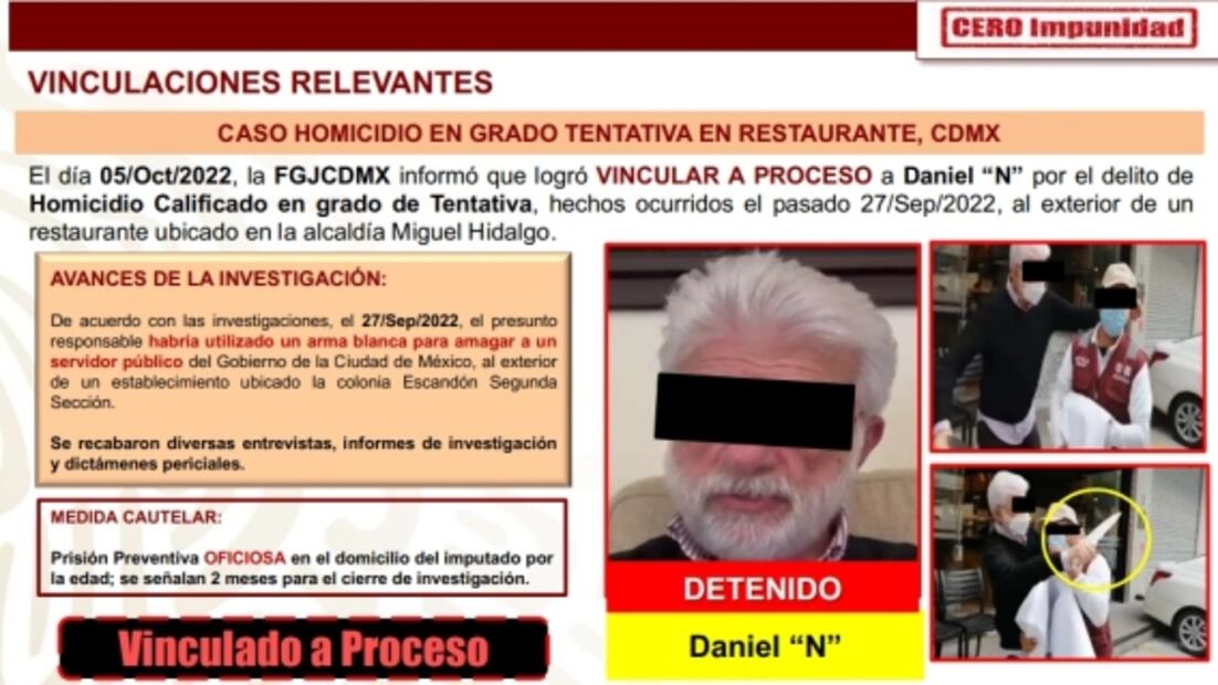 Exponen en la mañanera de AMLO vinculación a proceso del papá de Mauricio Tabe