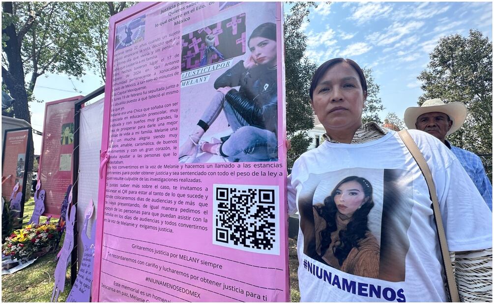 Protesta en Toluca por amparo a feminicidas. Foto: Claudia González / EL UNIVERSAL