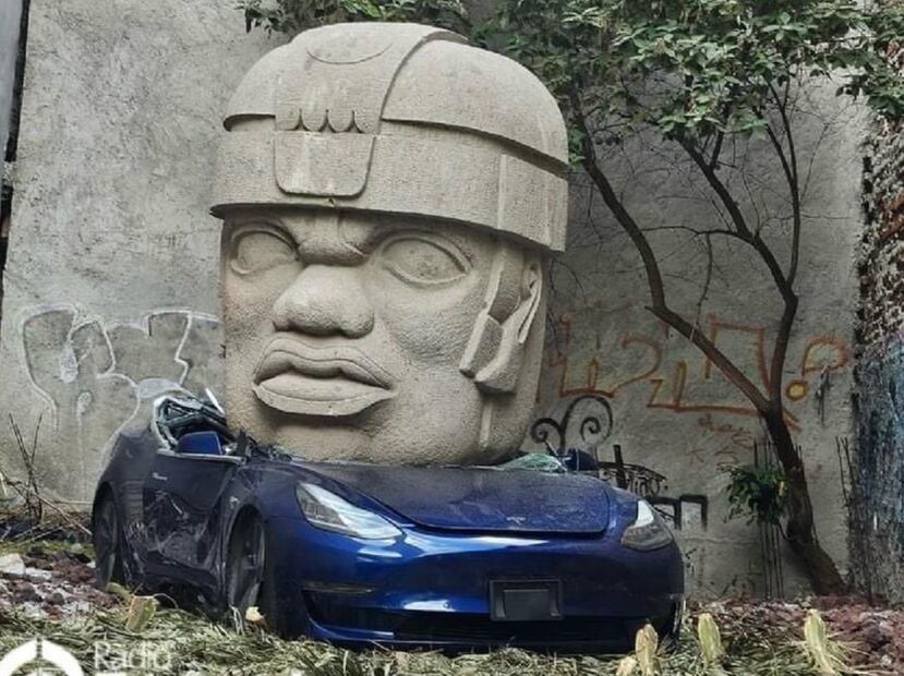 El plan artístico, concebido hace más de dos años por el escultor Chavis Marmol
Foto: X