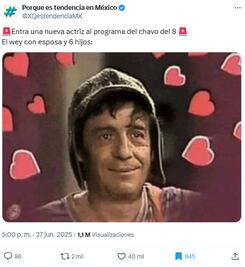 ¿Infiel? ¿Jefe? ¿Padre de seis? ¿Mayor? No importa: el villano no fue Chespirito