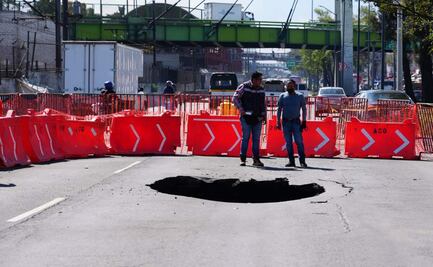 Urgen a reparar socavones en calzada I. Zaragoza