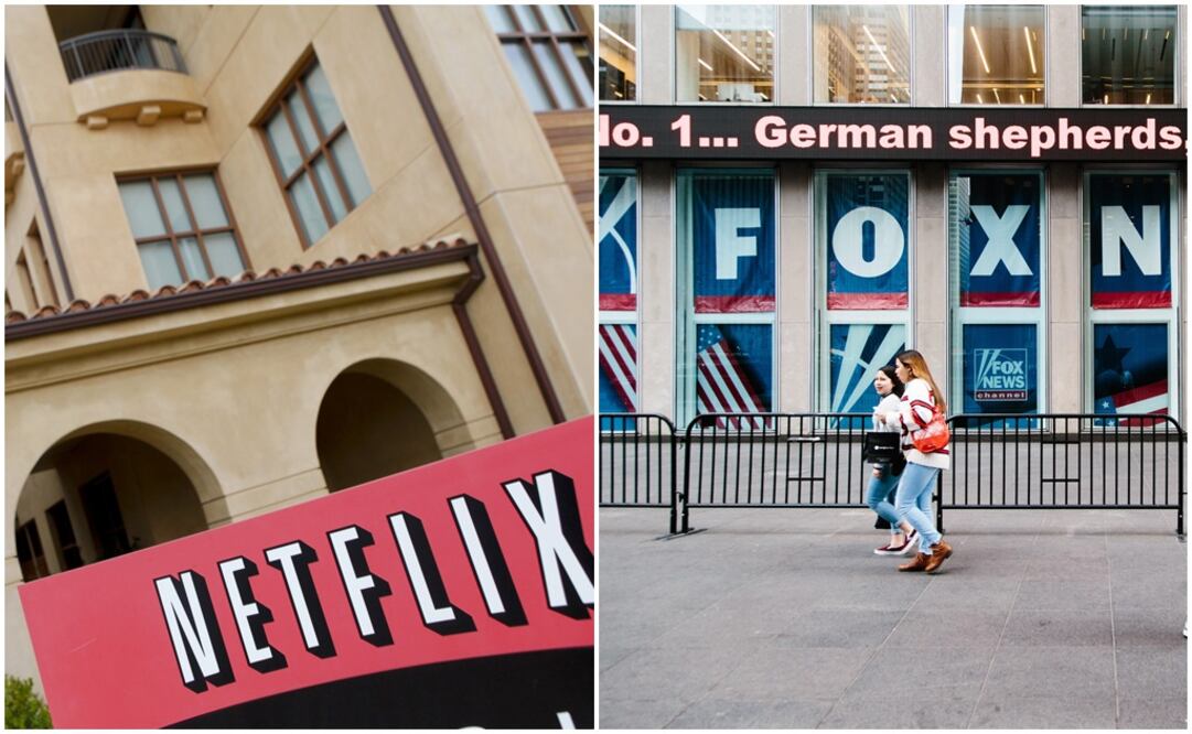 Netflix vs. Fox. Fotos: Archivo