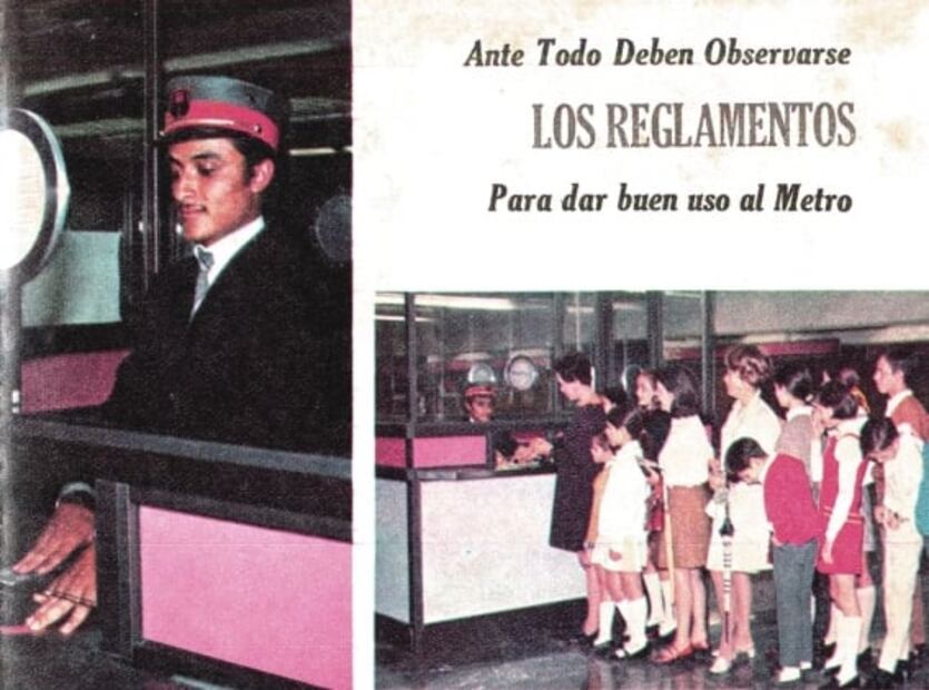 Sillones acojinados, puertas y bancas en los andenes, así era la Línea 1 del Metro