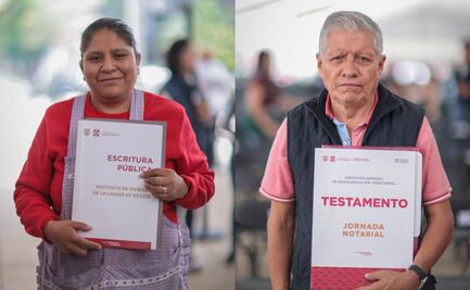 Se da certeza jurídica a capitalinos con entrega masiva de escrituras y testamentos, afirma Batres