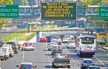Son falsas las versiones sobre doble Hoy No Circula