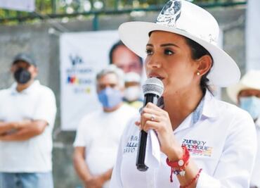 “Amo a Valle de Bravo", afirma Zudikey Rodríguez, candidata del PRI-PAN-PRD