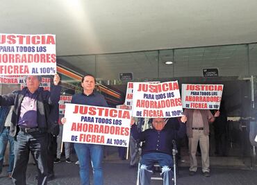 Afectados protestan a 5 años del caso Ficrea