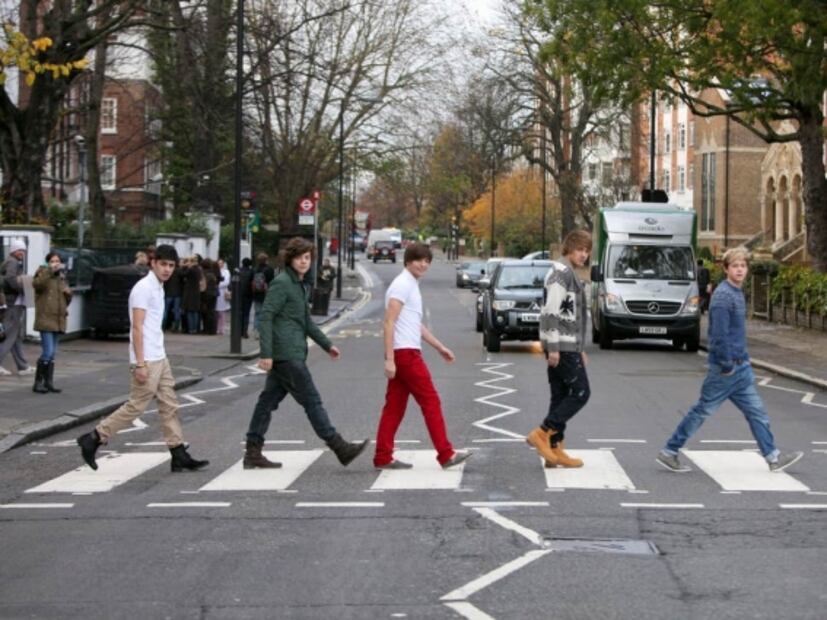 Replican rockeros, series y películas la portada del Abbey Road