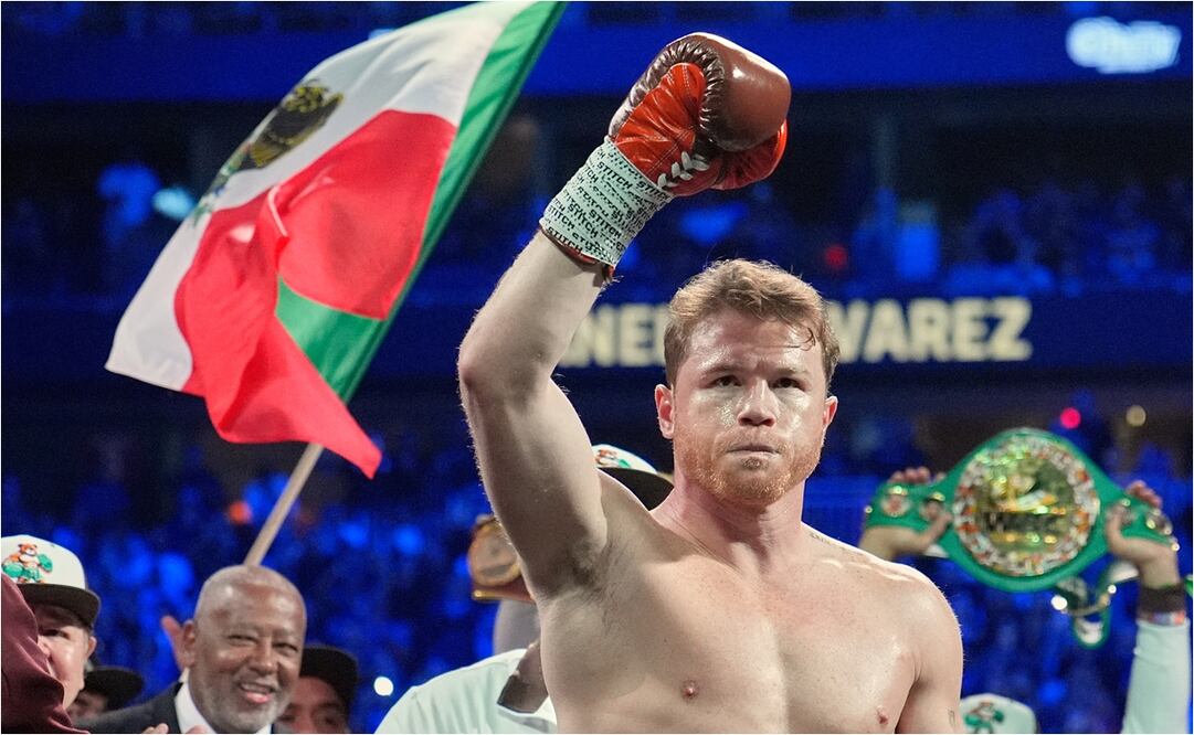 Canelo Álvarez ya tiene establecido cuándo será su despedida profesional y todavía tiene un deseo por cumplir / FOTO: AP