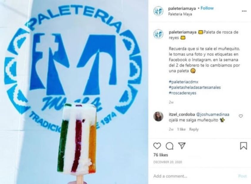 Continúa la temporada glotona con las paletas de rosca de reyes