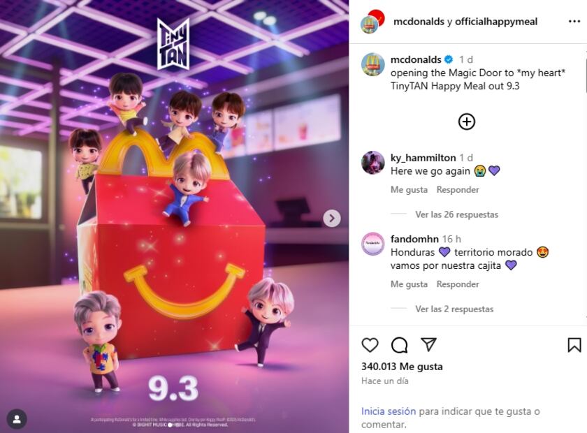 Cajita Feliz de BTS: McDonald’s lanza figuras coleccionables de TinyTAN; ¿cuándo llega a México?