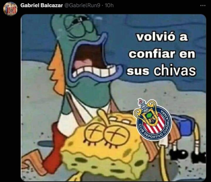 Los mejores memes del empate de Chivas en Mazatlán