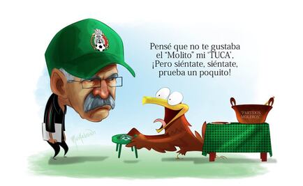 ‘Tuca’ va al Tri y sin cobrar