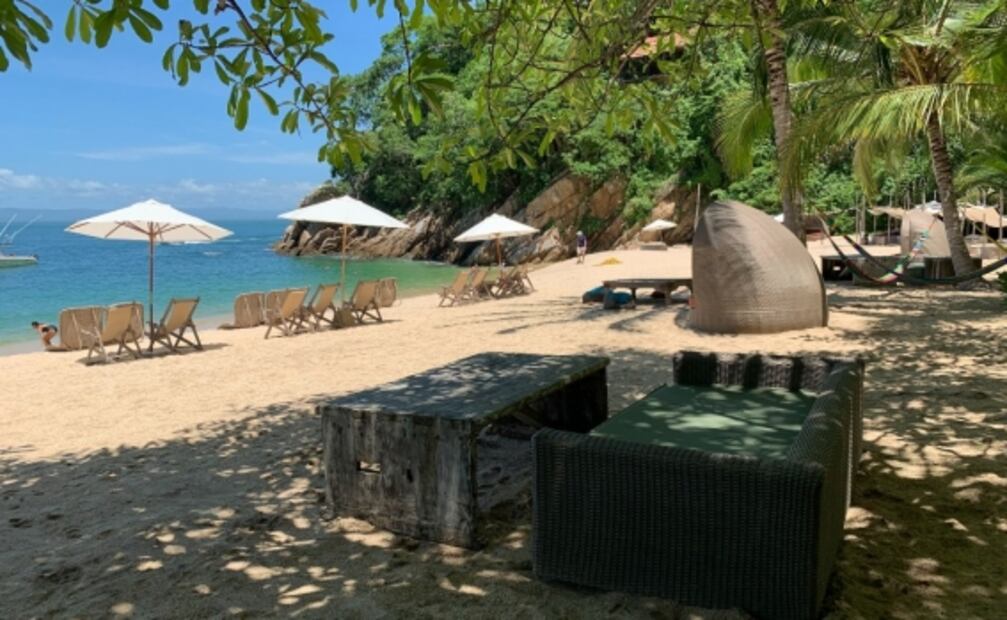 Majahuitas, una de las playas más bellas, cerca de Puerto Vallarta