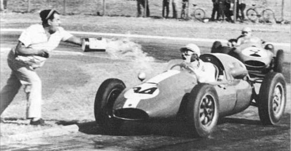 Así se refrescaban los pilotos de F1 en los años 60
