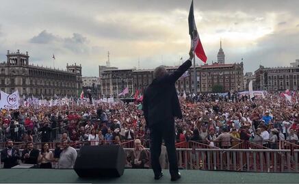Video: “¡Gracias, pueblo!” Con imágenes inéditas del festejo, AMLO agradece asistencia al Zócalo