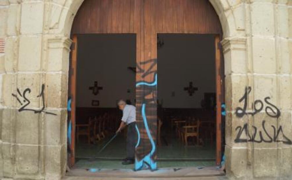 Interponen denuncia por el delito al templo de San Agustín