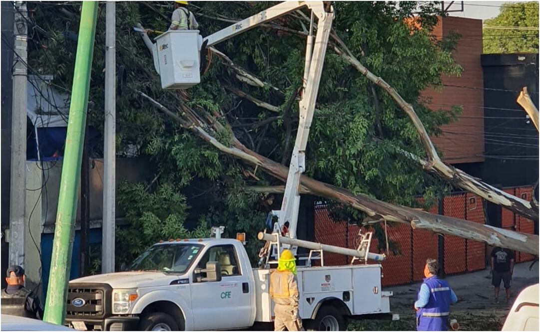 Beryl tocó tierra la madrugada de este viernes 5 de julio, al norte de Tulum, Quintana Roo, como huracán de categoría 2. Foto: Ilustrativa / Especial