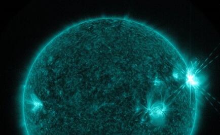 La NASA capturó imágenes de erupciones solares