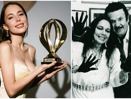 Aplauden premio de Majo Aguilar; busca contar historia de amor de sus abuelos Flor Silvestre y Antonio Aguilar