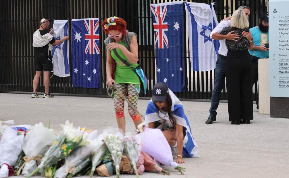 Homenaje en el Bondi Pavillion en memoria de las víctimas del tiroteo en Bondi Beach, Sídney. Foto: AFP