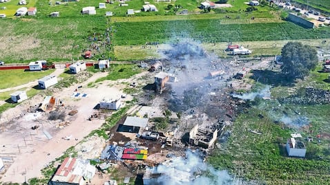 Nuevos estallidos en Tultepec dejan 24 muertos