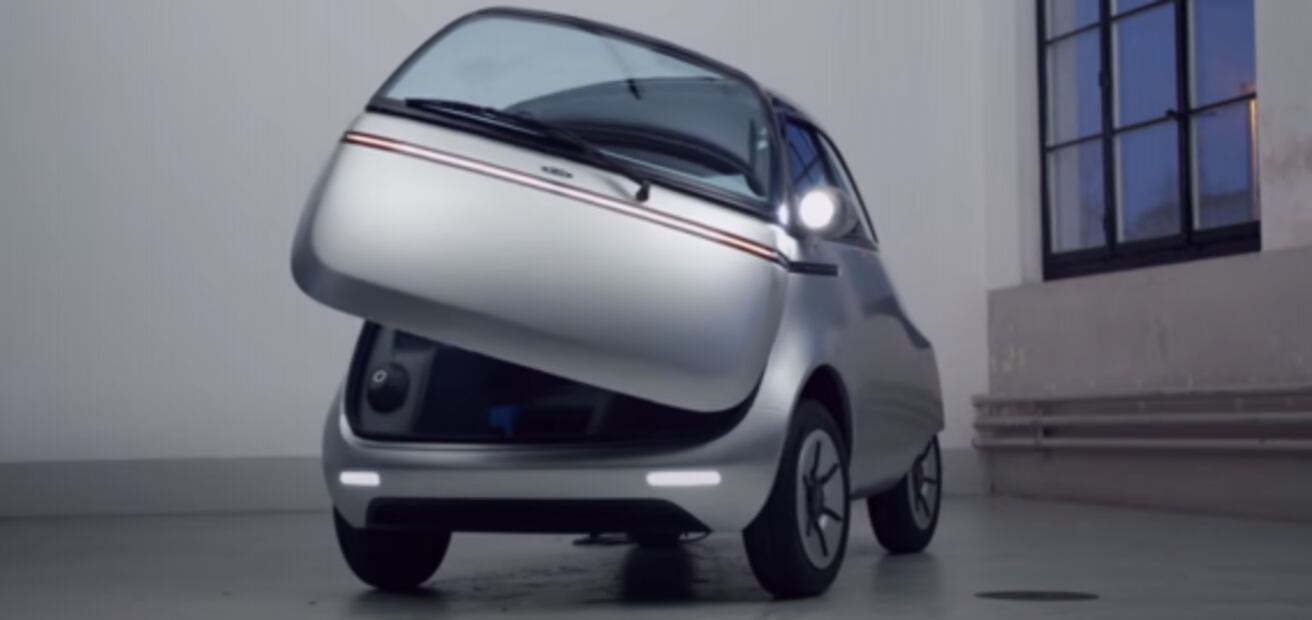 Así se fabrica el Microlino, el auto eléctrico de una sola puerta