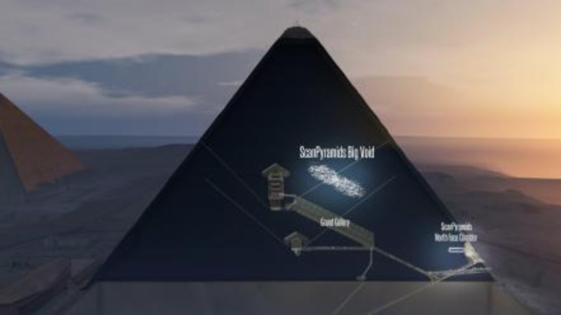 Entérate. El nuevo y enorme misterio que esconde la pirámide de Keops