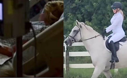 Noelia es hospitalizada tras tener fuerte accidente durante paseo a caballo