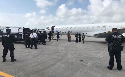Trasladan a reos desde Cancún a penales de máxima seguridad