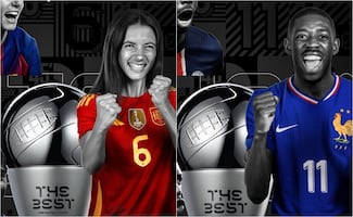 Aitana Bonmatí y Ousmane Dembélé, galardonados con el premio The BEST; son los mejores del año