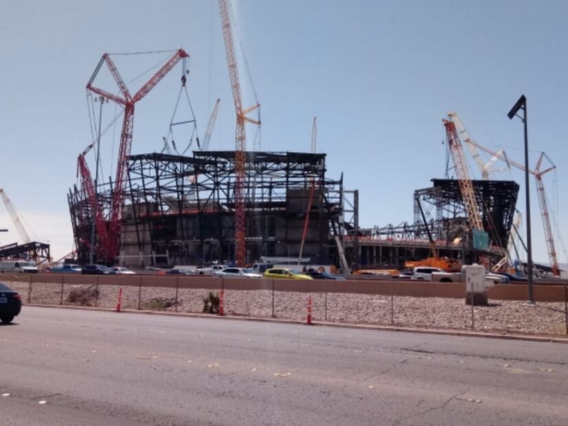 Así marcha la construcción del nuevo estadio de Raiders