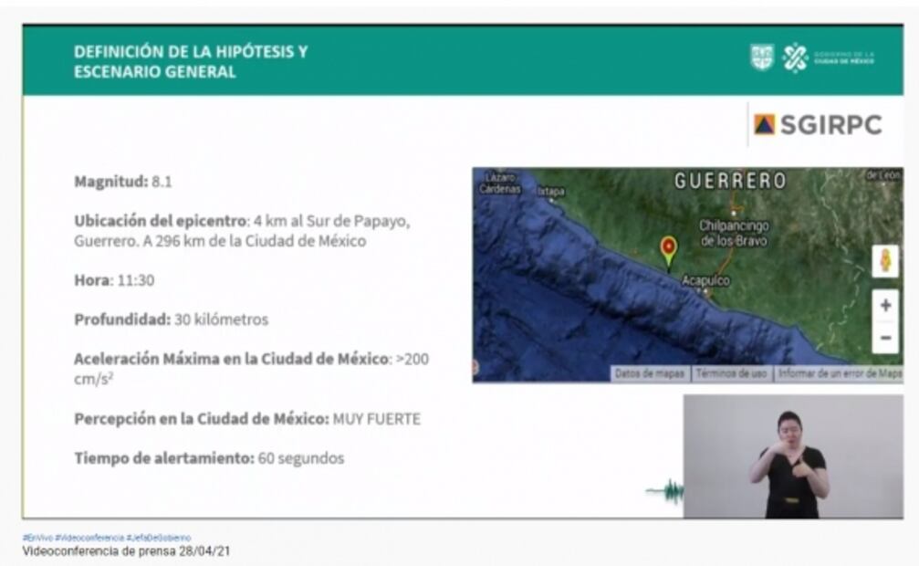 CDMX anuncia simulacro de sismo muy fuerte en mayo