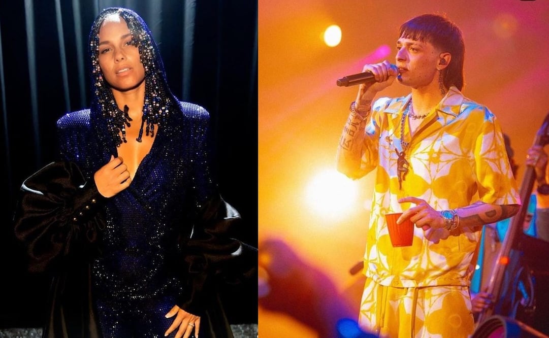 Alicia Keys conquistó a sus fans con los corridos tumbados. Foto: Instagram @aliciakeys / @pesopluma