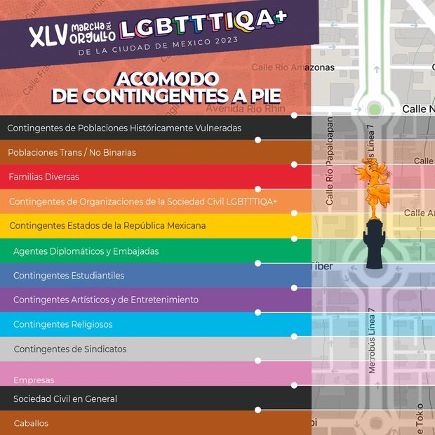 Foto: Twitter @MarchaLGBTCDMX