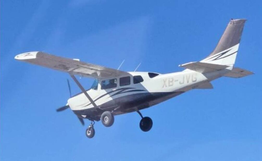 Elementos del Ejército y Guardia Nacional aseguraron una aeronave Cessna 206 el 5 de noviembre del 2024, en el municipio de Villa Ocampo, Durango. Foto: Especial