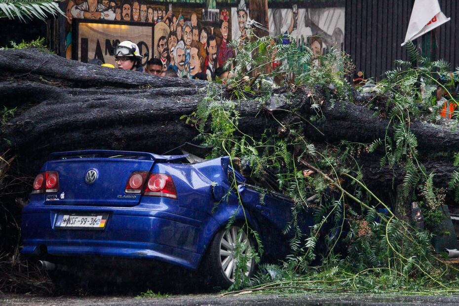 El incidente ocurrió entre las calles Filadelfia y Dakota de la colonia Nápoles, en la alcaldía Benito Juárez. Foto: Luis Camacho/ El Universal