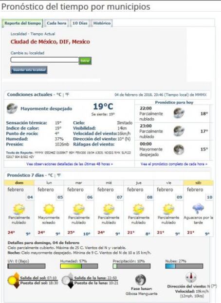 Así estará el clima en la CDMX el resto de la semana 