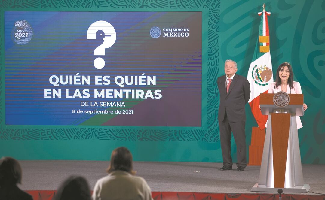 La exposición de García Vilchis en la conferencia del presidente López Obrador fue para posicionar a Morena, dice el TEPJF. Foto: Archivo. El Universal