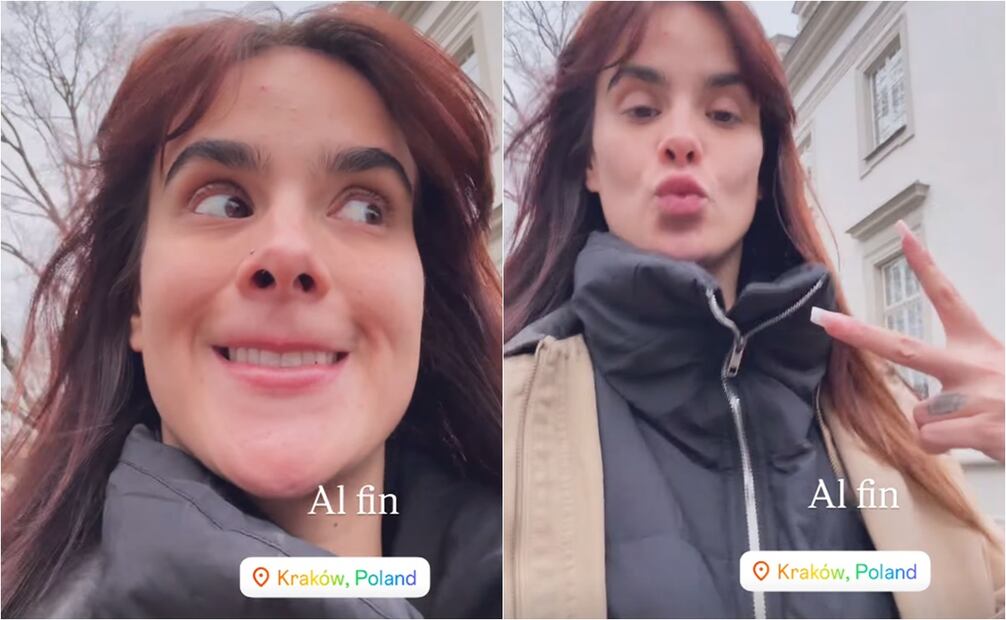 Gala Montes se encuentra en Europa actualmente, visitando Cracovia, Polonia.
Foto: Instagram
