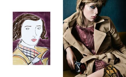 Burberry convierte sus prendas en obras de arte