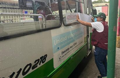 Invea suspende 32 unidades de transporte público tras operativos en la CDMX