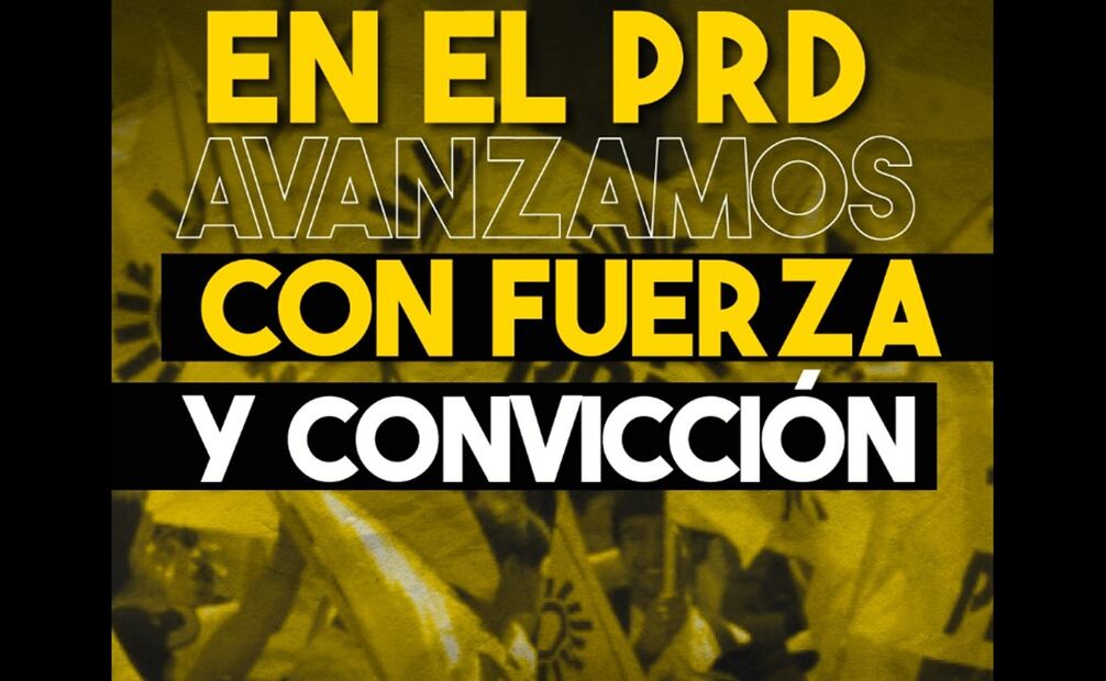 Peligra registro del PRD tras las elecciones del 2 de junio. Foto: PRD