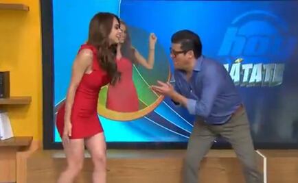 El piropo del "Burro" Van Rankin a "la chica del clima"