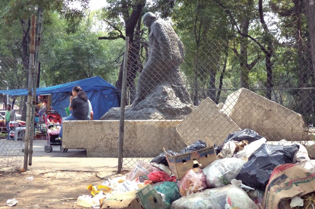 La rehabilitación del parque El Mexicanito, en Polanco, se paró un año hasta que el gobierno de la CDMX lo retomó (ARCHIVO EL UNIVERSAL)